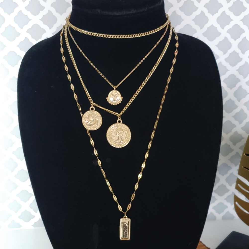 Set of Necklace, coin's